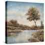 Trees upon the Water II-Jason Javara-Stretched Canvas