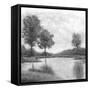 Trees upon the Water III-Jason Jarava-Framed Stretched Canvas