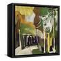 Trees & Wires X-Erin McGee Ferrell-Framed Stretched Canvas