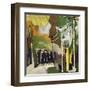 Trees & Wires X-Erin McGee Ferrell-Framed Art Print