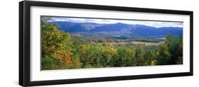 Trees with Mountain Range in the Background, Cades Cove, Great Smoky Mountains National Park-null-Framed Photographic Print