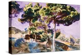 Trees-John Singer Sargent-Stretched Canvas