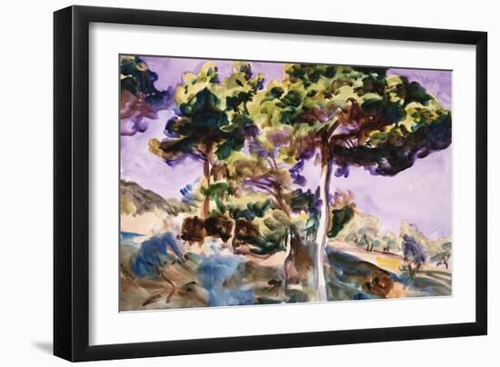 Trees-John Singer Sargent-Framed Giclee Print