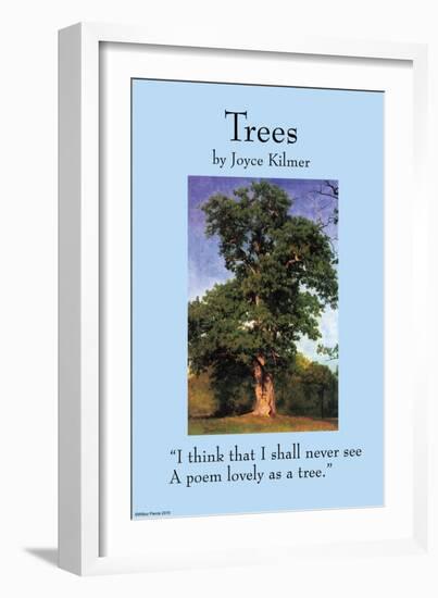 Trees-null-Framed Art Print