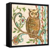 Treetop Owl I-Kate McRostie-Framed Stretched Canvas