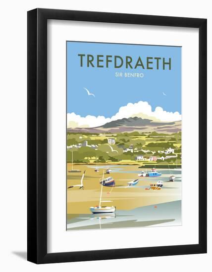Trefdraeth - Dave Thompson Contemporary Travel Print-Dave Thompson-Framed Art Print