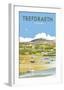 Trefdraeth - Dave Thompson Contemporary Travel Print-Dave Thompson-Framed Giclee Print