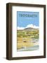 Trefdraeth - Dave Thompson Contemporary Travel Print-Dave Thompson-Framed Giclee Print
