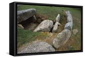 Tregiffian Barrow, Neolithic tomb, 3rd Millennium BC, Penwith, Cornwall, 20th century-CM Dixon-Framed Stretched Canvas