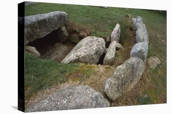 Tregiffian Barrow, Neolithic tomb, 3rd Millennium BC, Penwith, Cornwall, 20th century-CM Dixon-Stretched Canvas