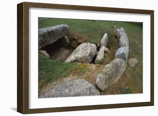 Tregiffian Barrow, Neolithic tomb, 3rd Millennium BC, Penwith, Cornwall, 20th century-CM Dixon-Framed Giclee Print