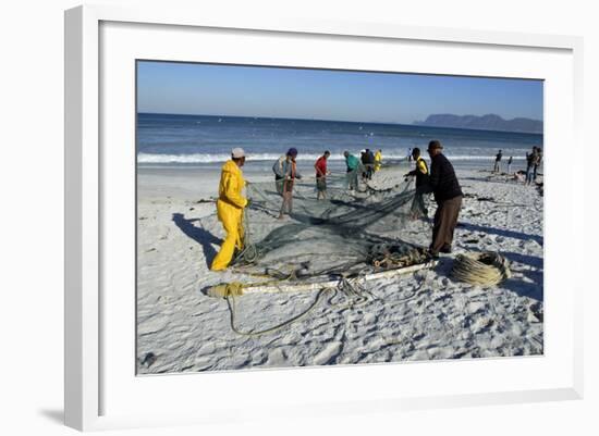 Trek Net Fishing-Peter Chadwick-Framed Premium Photographic Print