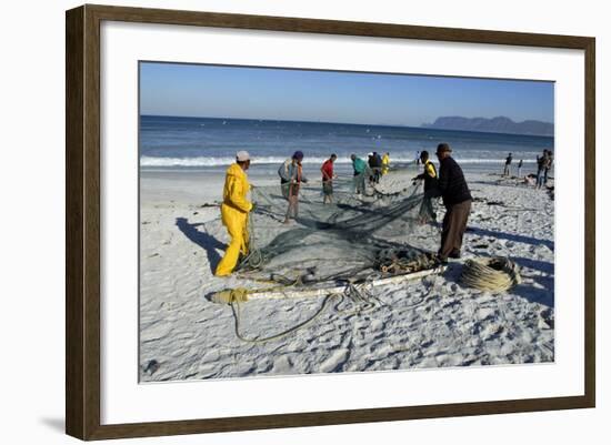 Trek Net Fishing-Peter Chadwick-Framed Premium Photographic Print