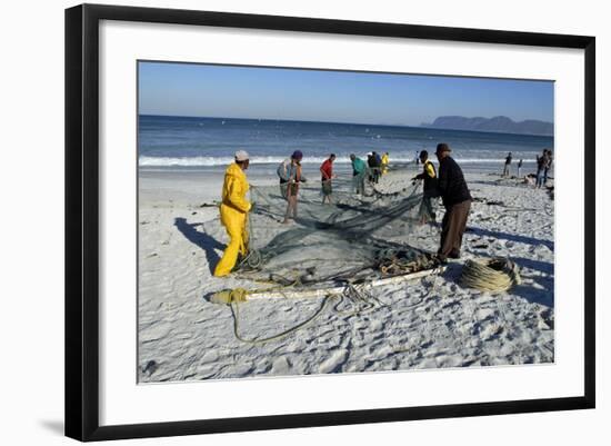 Trek Net Fishing-Peter Chadwick-Framed Premium Photographic Print