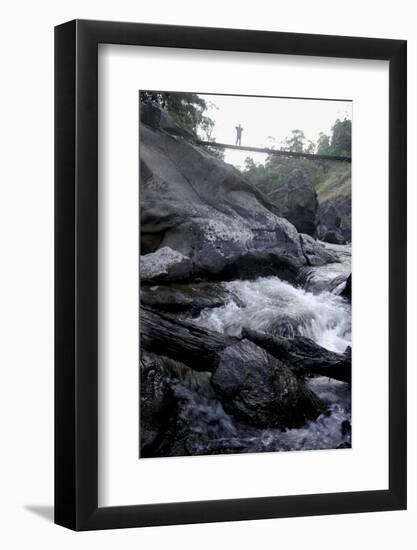 Trek Path to Kunthipuzha, Silent Valley National Park, Palakkad District, Kerala, India, Asia-Balan Madhavan-Framed Photographic Print