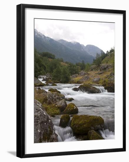 Trek to Folgefonna Glacier, Folgefonna National Park, Roseland, Hordaland, Norway, Scandinavia-Marco Cristofori-Framed Photographic Print