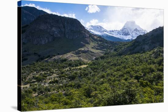 Trek Up to Mount Fitzroy (Cerro Fitz Roy) from El Chalten-Michael Runkel-Stretched Canvas