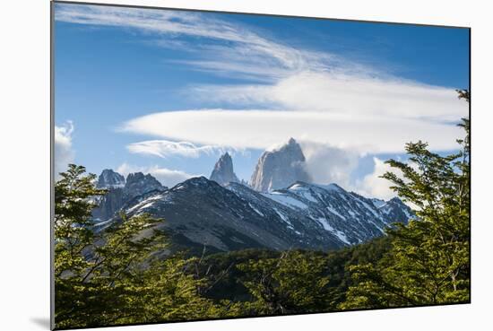 Trek Up to Mount Fitzroy from the UNESCO World Heritage Site El Chalten, Argentina, South America-Michael Runkel-Mounted Photographic Print