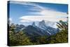 Trek Up to Mount Fitzroy from the UNESCO World Heritage Site El Chalten, Argentina, South America-Michael Runkel-Stretched Canvas