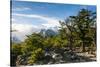 Trek Up to Mount Fitzroy from UNESCO World Heritage Site El Chalten, Argentina, South America-Michael Runkel-Stretched Canvas