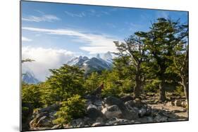 Trek Up to Mount Fitzroy from UNESCO World Heritage Site El Chalten, Argentina, South America-Michael Runkel-Mounted Photographic Print