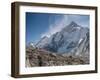 Trekkers and porters on a trail, Khumbu Valley, Nepal.-Lee Klopfer-Framed Photographic Print