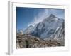 Trekkers and porters on a trail, Khumbu Valley, Nepal.-Lee Klopfer-Framed Photographic Print
