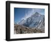 Trekkers and porters on a trail, Khumbu Valley, Nepal.-Lee Klopfer-Framed Photographic Print