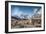 Trekkers and yaks in Lobuche on a trail to Mt. Everest.-Lee Klopfer-Framed Photographic Print