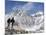 Trekkers Looking at the Western Cwm Glacier, Sagarmatha National Park, Himalayas-Christian Kober-Mounted Photographic Print