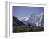 Trekking in Kang Taiga, Nepal-Michael Brown-Framed Photographic Print