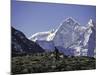 Trekking in Kang Taiga, Nepal-Michael Brown-Mounted Photographic Print