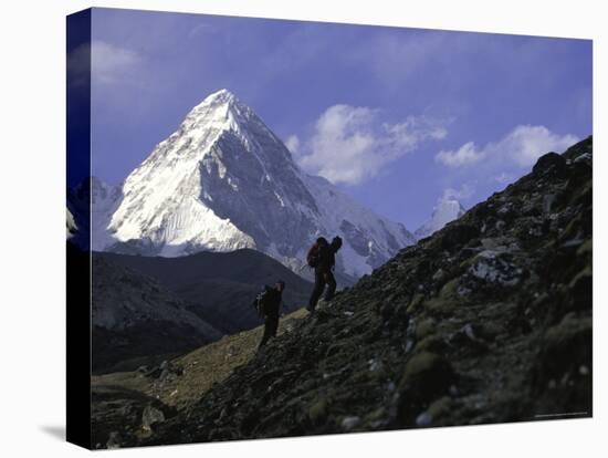 Trekking in Nepal-Michael Brown-Stretched Canvas