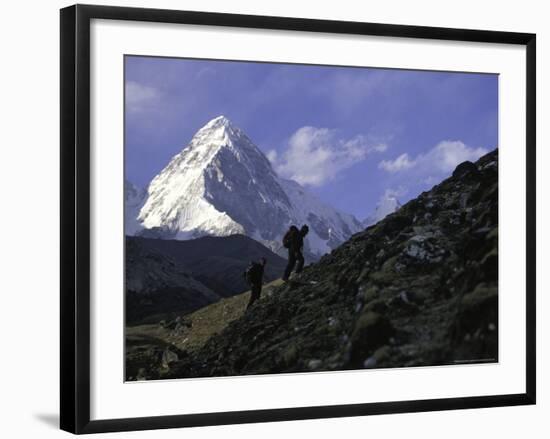 Trekking in Nepal-Michael Brown-Framed Photographic Print