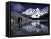 Trekking Shishapangma Area, Tibet-Michael Brown-Framed Stretched Canvas