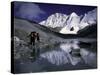 Trekking Shishapangma Area, Tibet-Michael Brown-Stretched Canvas