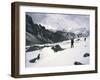 Trekking to Everest Base Camp, Nepal-Michael Brown-Framed Premium Photographic Print