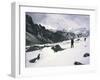 Trekking to Everest Base Camp, Nepal-Michael Brown-Framed Premium Photographic Print