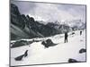 Trekking to Everest Base Camp, Nepal-Michael Brown-Mounted Premium Photographic Print