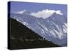 Trekking to Everest Base Camp, Nepal-Michael Brown-Stretched Canvas