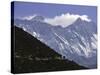 Trekking to Everest Base Camp, Nepal-Michael Brown-Stretched Canvas