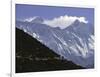 Trekking to Everest Base Camp, Nepal-Michael Brown-Framed Premium Photographic Print