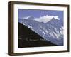 Trekking to Everest Base Camp, Nepal-Michael Brown-Framed Photographic Print