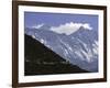 Trekking to Everest Base Camp, Nepal-Michael Brown-Framed Photographic Print