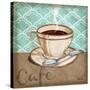 Trellis Cafe II-Paul Brent-Stretched Canvas