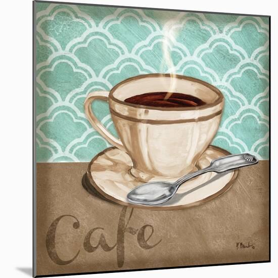 Trellis Cafe II-Paul Brent-Mounted Art Print