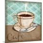 Trellis Cafe II-Paul Brent-Mounted Art Print