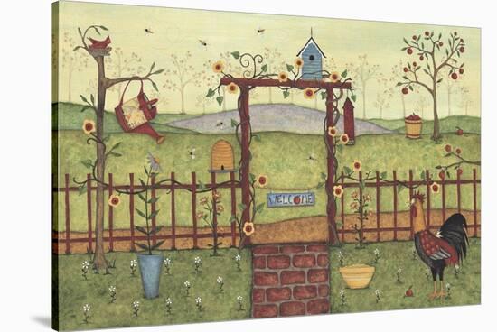 Trellis-Robin Betterley-Stretched Canvas