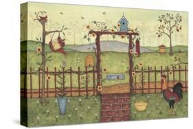 Trellis-Robin Betterley-Stretched Canvas