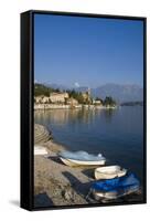 Tremezzo, Lake Como, Lombardy, Italian Lakes, Italy, Europe-Charles Bowman-Framed Stretched Canvas